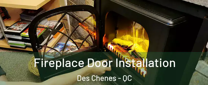  Fireplace Door Installation Des Chenes - QC