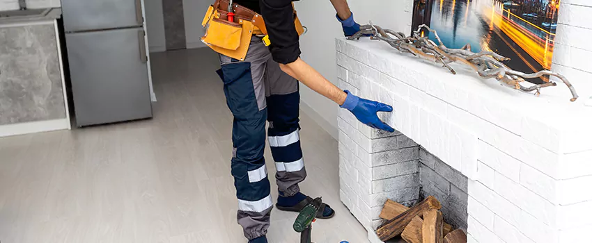Outdoor Fireplace Restoration in Vieux-Saint-Eustache, Quebec