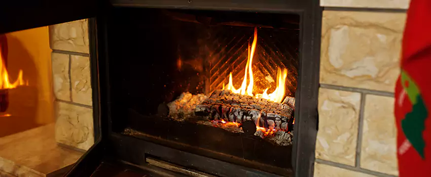 Commercial Prefabricated Fireplace Replacement in Vieux-Saint-Eustache, Quebec