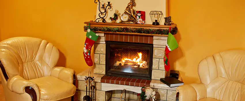 Fireplace Hearth Ideas in Vieux-Saint-Eustache, Quebec