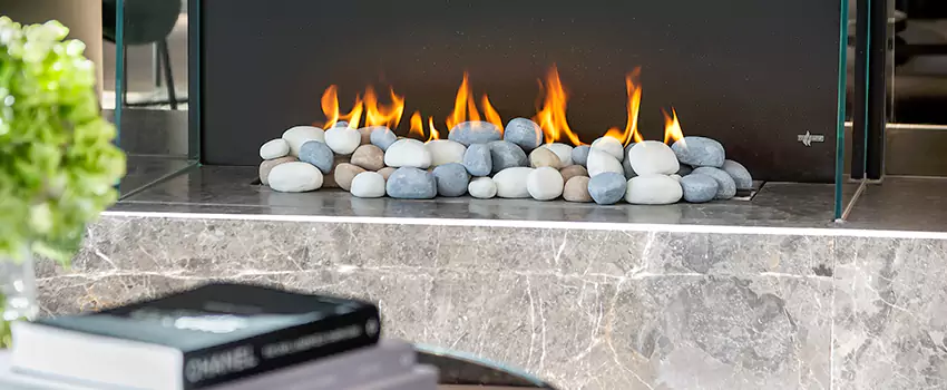 Double-Height Fireplace Design Refurbishment in Vieux-Saint-Eustache, Quebec