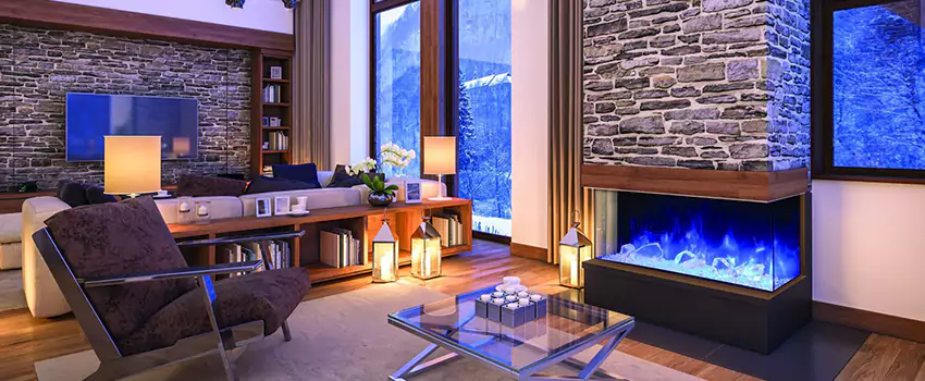 Dynamic Flame Color Fireplace Installation in Vieux-Saint-Eustache, QC