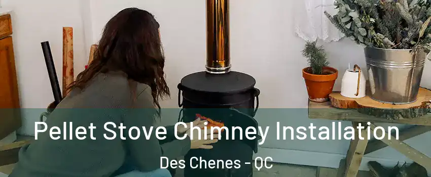  Pellet Stove Chimney Installation Des Chenes - QC