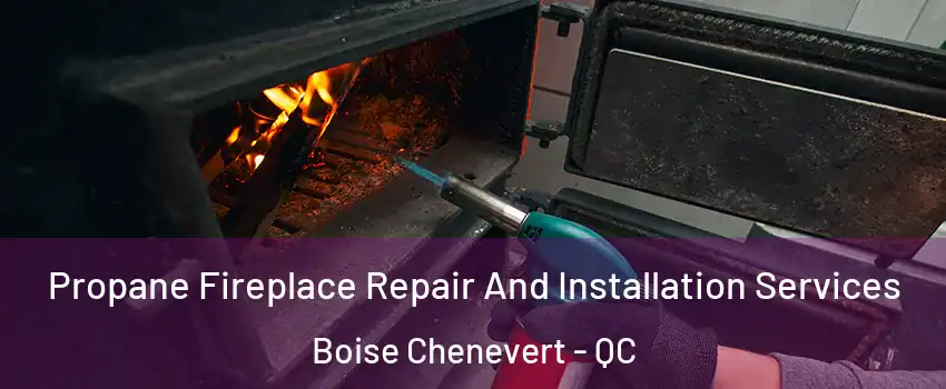 Propane Fireplace Repair And Installation Services Boise Chenevert - QC
